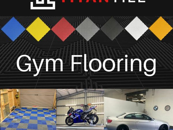 Titan Tile Interlock Garage Detailing Gym Tiles