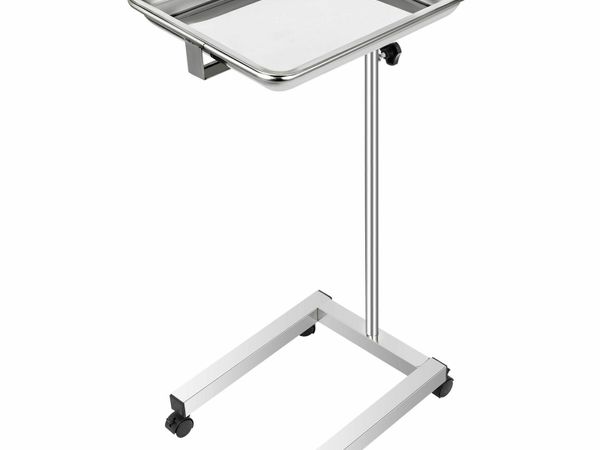 Mayo Tray Stainless Steel Mayo Stand 18x14 Inch Trolley