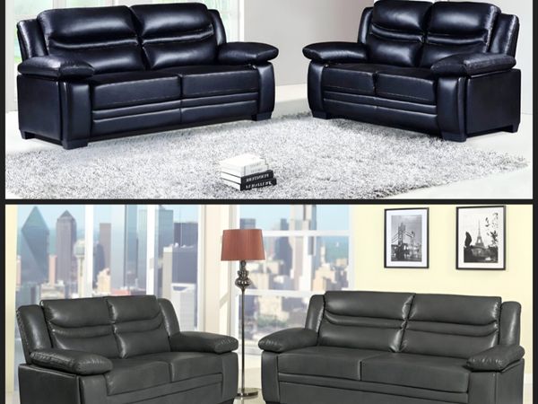 New 3+2 Leather Sofa Sets