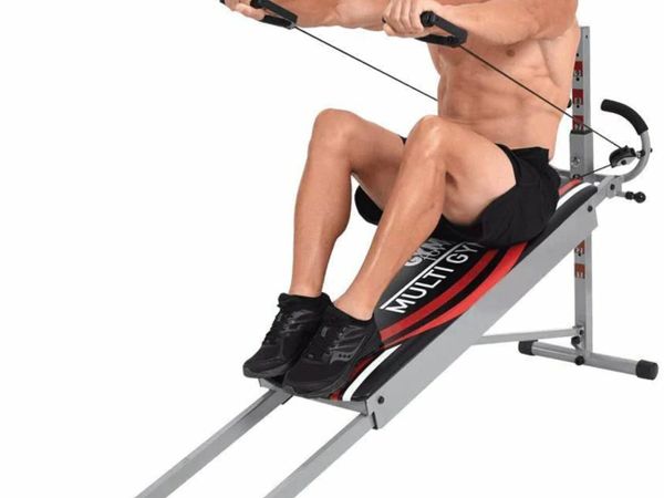 GYMFORM MULTIGYM - COMPLETE, FOLDABLE FITNESS MACHINE TO STRENGTHEN THE WHOLE BODY, OVER 100 EXERCISES, FOR HOME