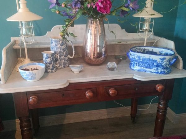 Victorian marble washstand