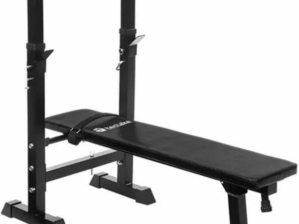 MULTI FUNCTION FOLDING WEIGHT TRAINING BENCH ADJUSTABLE BARBELL