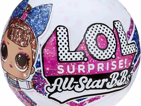 LOL Surprise All-Star BBs - Cheer Team - Sports Themed Sparkly Doll With 8 Surprises And Fashion Accessories