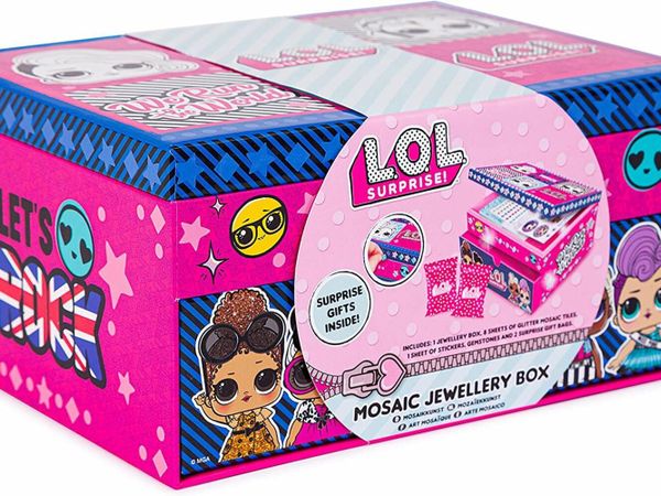 L.O.L. Surprise! 42-0012/19 Decorate Your Own Jewellery Box for Girls-LOL Surprise
