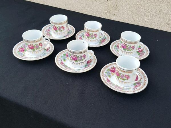 China espresso cups and saucers