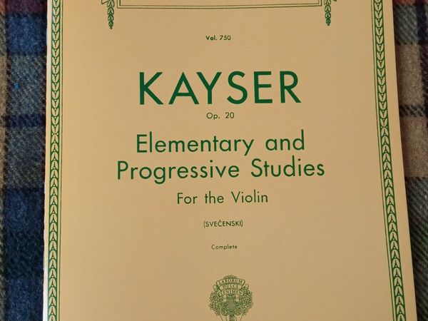 Violin Book - 36 Elementary & Progressive Studies, Op. 20 - KAYSER