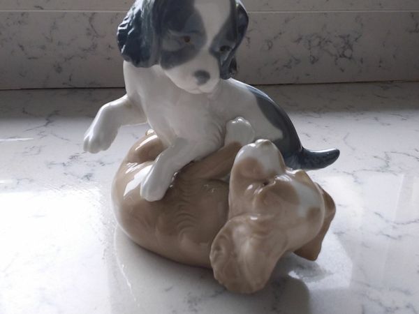 Nao by Lladro - 2 Spaniel Puppies