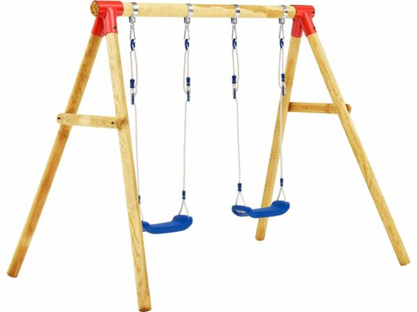 Swing Set 230x130x166 cm Pinewood