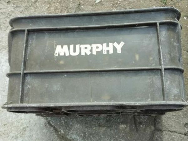 Retro Murphys hard plastic crate