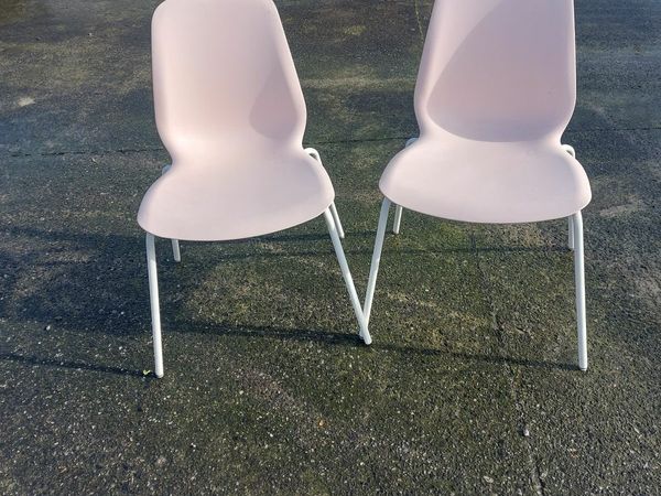 Pink stacking chairs €20 each