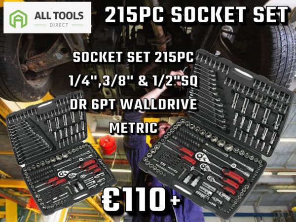 215pc socket tool kit delivery available