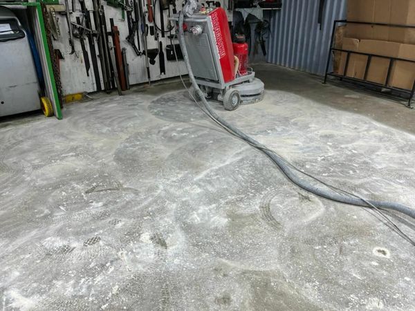 Polished Concrete WORKSHOP floors by www.no1equal.ie