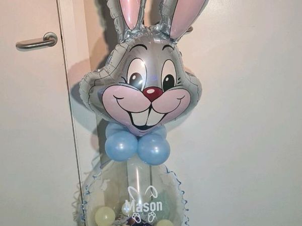 🐰🐣 Personalized stuffed easter egg balloons