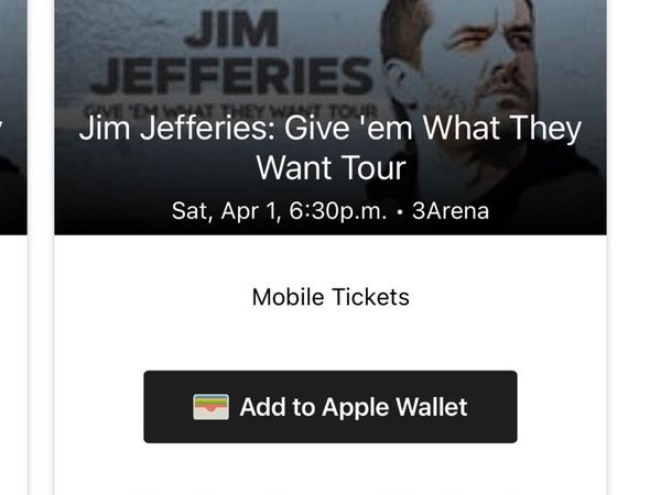 Jim Jefferies Concert Tickets