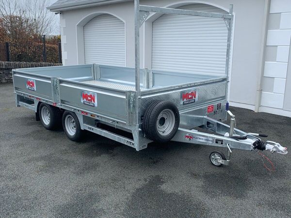 12ft Flatbed builders trailers MCN TRAILERS