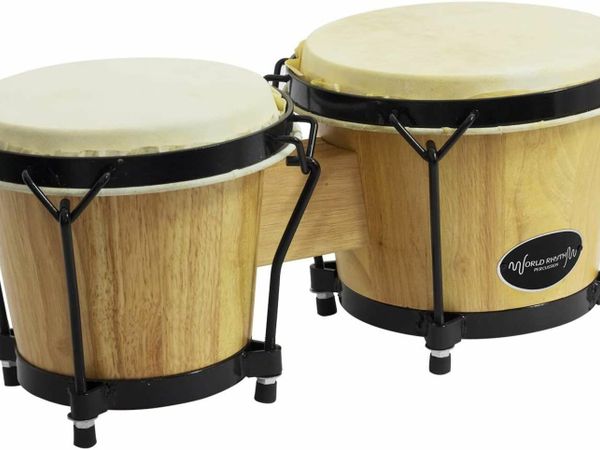 6” & 7” Beginners Oak Bongo Drums