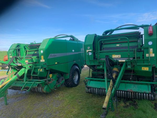 2 Fusion 1 balers for sale