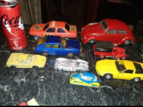 Vintage toy car collection
