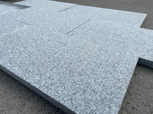 Silver granite paving 30mm thick
