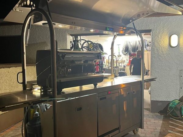 STEEL CATERING UNIT FOR CREPES/COFFEE/DONUTS