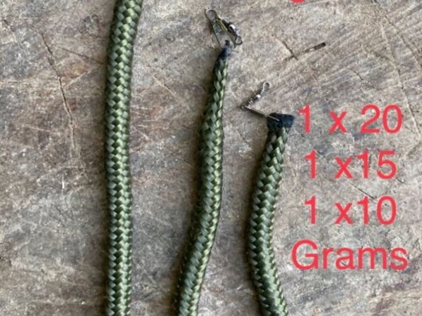 Sets of 3 assorted wriggle weights for salmon