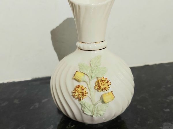Lovely small Belleek vase