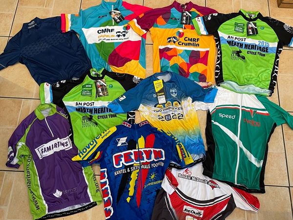 Joblot x10 Cycling Jerseys M (5 with tags)