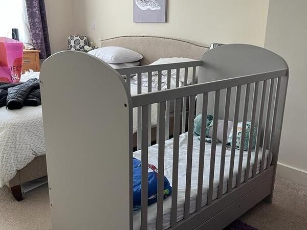 IKEA Cot Bed with Drawers