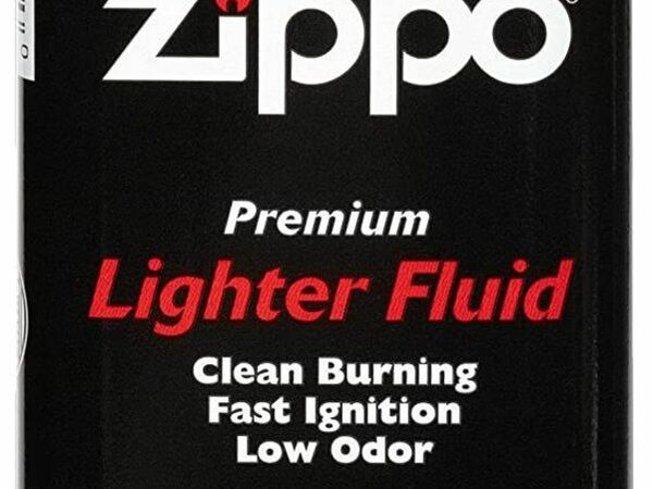 Zippo Lighter Fuel 125 ml (4 oz) | Works with Zippo Windproof Lighter & Zippo Refillable Hand warmer | Fast Ignition | Low Odor | Lighter Fuel Refill| Easy Fill Nozzle