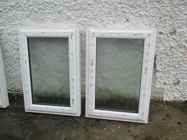PVC Double glazed windows FROSTED , NEW
