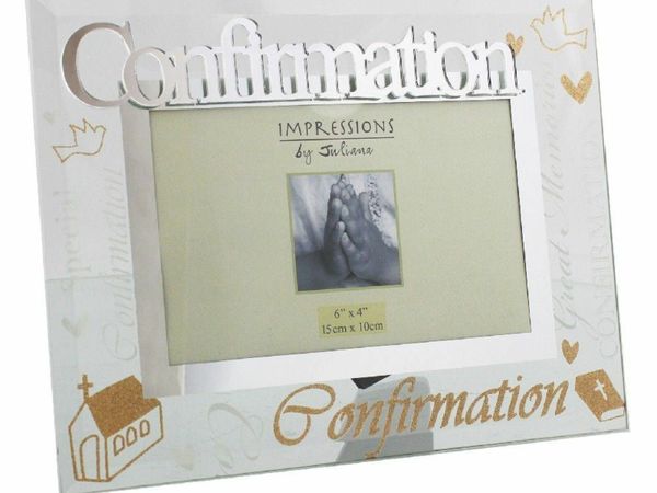 Glass Confirmation Photo Frame