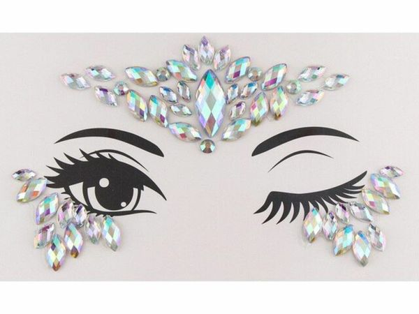 Luminous Rhinestone,Party Glowing Face S