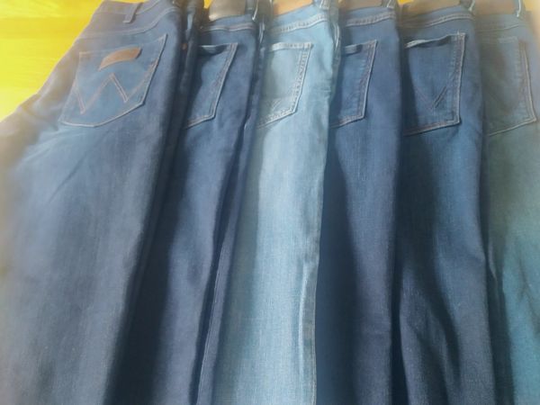 Wrangler jeans. 34 and 36 waist