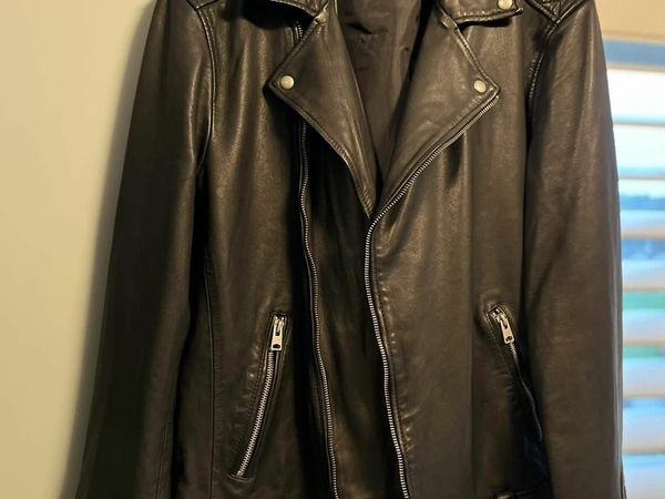 Leather Jacket All Saints Men
