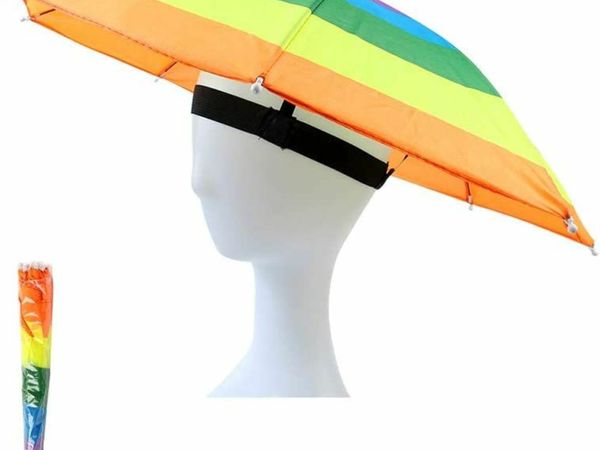 Funny Umbrella Hat Adult and Kids Folding Cap For Beach Fishing Golf Party Headwear