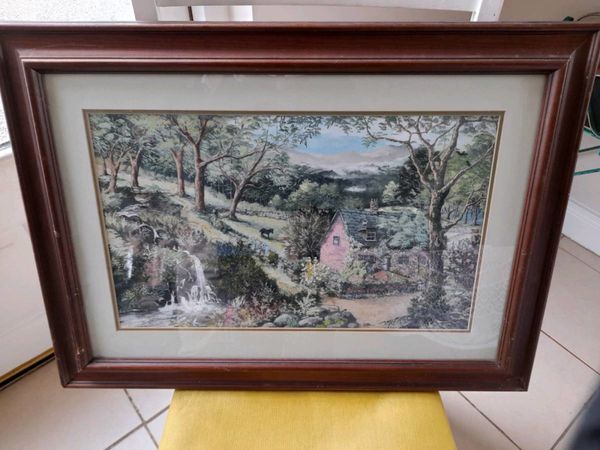 Lovely watercolour (country cottage scene)