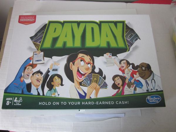 Payday Game Board by Hasbro 2016 Edition.