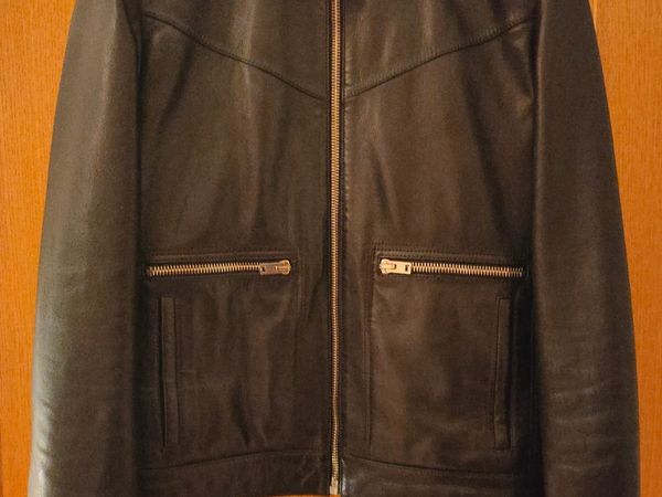 The Kooples Black Leather Jacket (RRP 600)