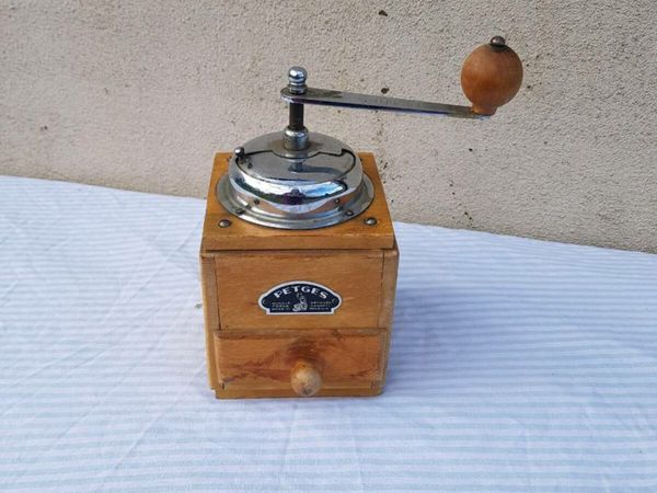 By post only old coffee grinder