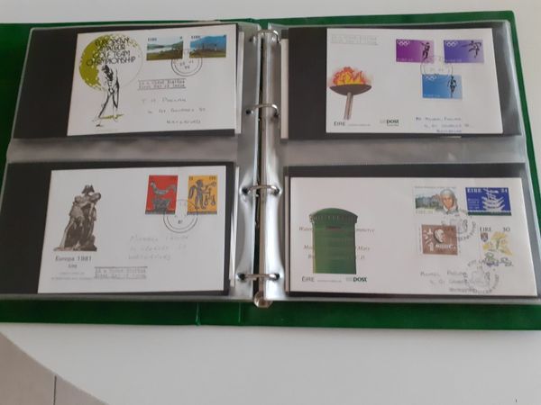 Irish postage stamps first day covers