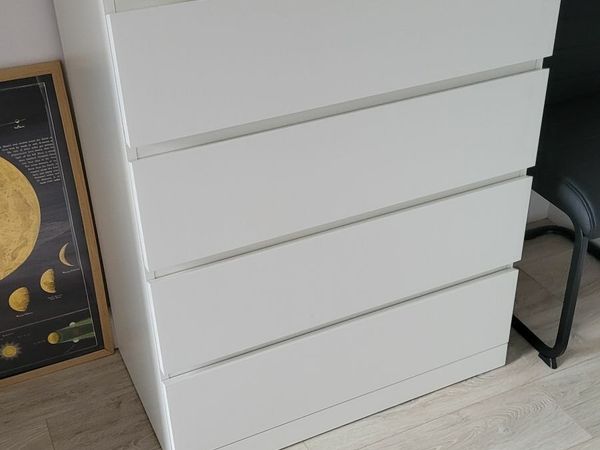 Chest of drawers white Ikea