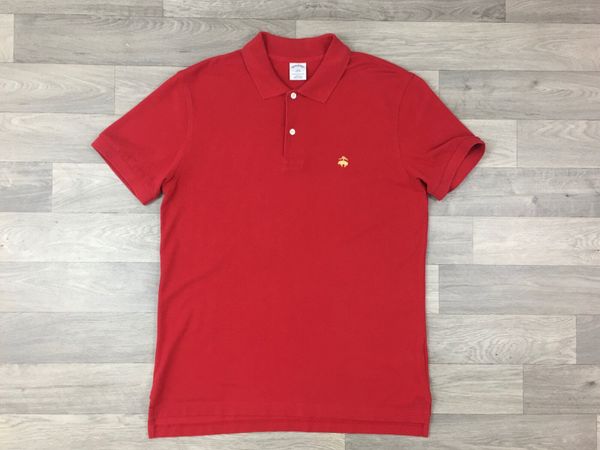 Brooks Brothers Polo Shirt Mens Large Slim Fit