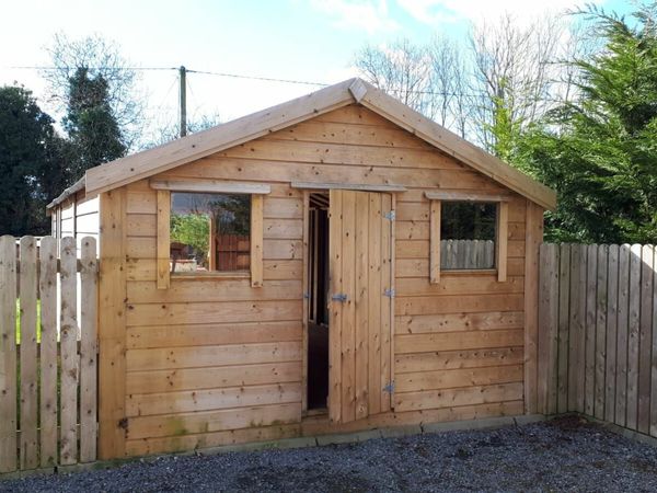 Large classic timber shed.24 by 12 feet.
