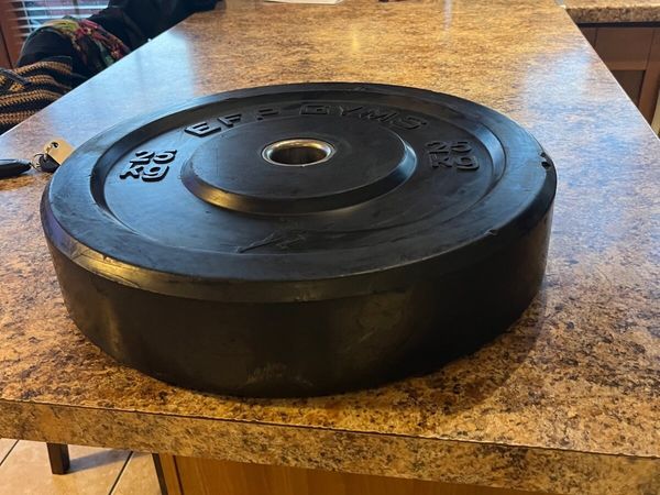 COMMERCIAL 25KG BUMPER WEIGHT PLATE
