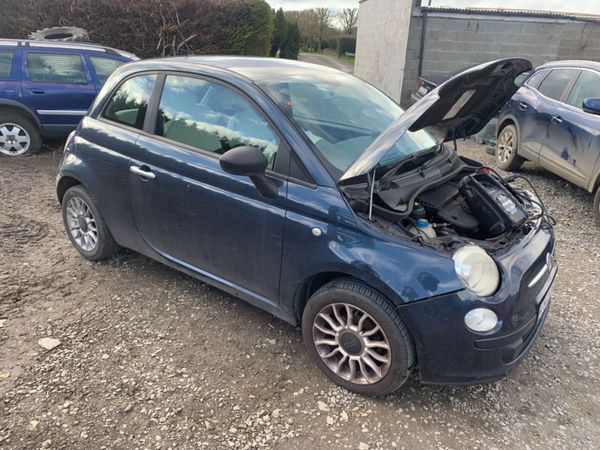 2009 FIAT 500 DIESEL BAGS OUT
