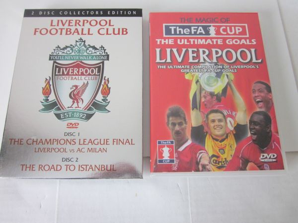 Liverpool Football Club DVD Collectors Edition plus FA Cup DVD