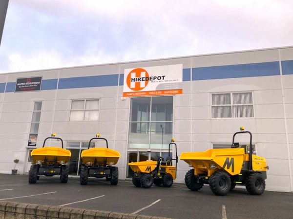 1ton tracked - 9ton non cabbed & Cabbed Dumpers