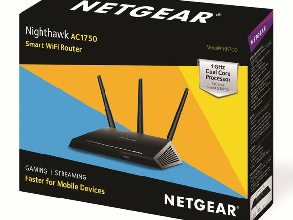 Netgear Nighthawk Smart WiFi Router Model R6700