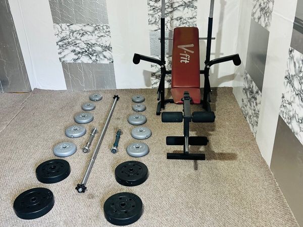 Weight bench weights barbell dumbbells