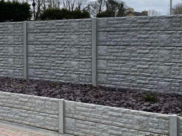 Rockface Panel Fencing (Nationwide Delivery